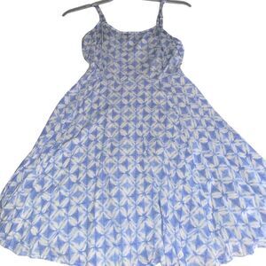 Gap Blue white  sundress, adjustable straps, size : S